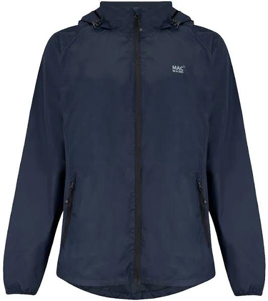 Mac in A Sac Packable Unisex Adults Waterproof Outerwear Jacket Navy - XXXL