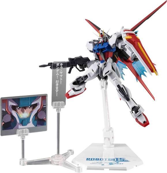 Gundam Seed GAT-X105+AQM/E-X01 Aile Strike Gundam Ver. A.N.I.M.E. Robot Spirits 15th Anniversary Action Figure