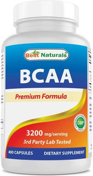 Best Naturals BCAA Branch Chain Amino Acid, 3200mg Per Serving, 400