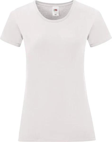 Fruit of The Loom Womens/Ladies Iconic T-Shirt White XXL