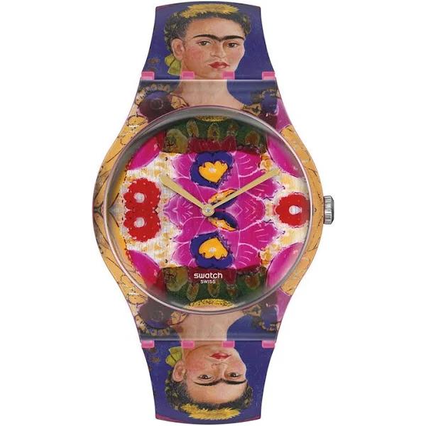 Swatch The Frame by Frida Kahlo Unisex Watch SUOZ341