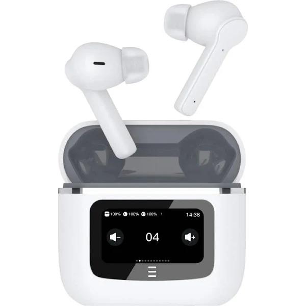 Eko TWS Earphones with LCD Screen - White