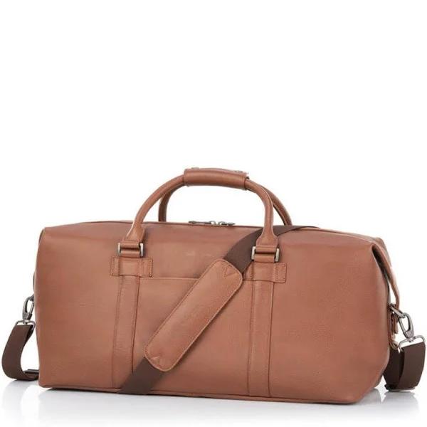 Samsonite Classic Leather Carry-on Duffle - Cognac