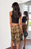 Lioness Kurt Culottes Chocolate Check, XS