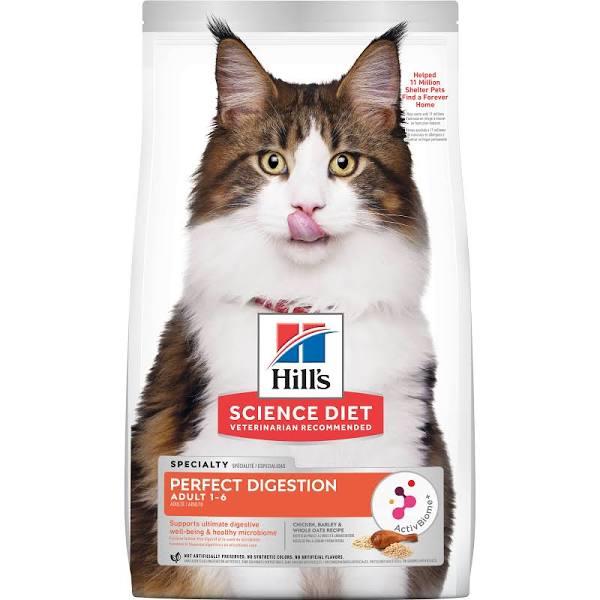 Hill's Science Diet Perfect Digestion Adult Dry Cat Food 1.59kg