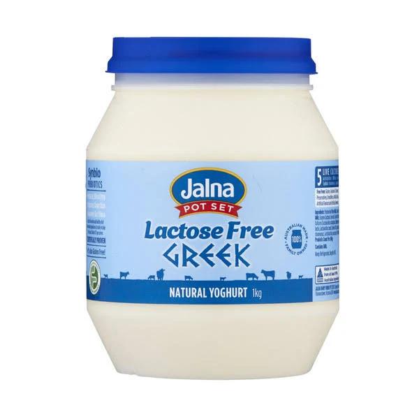 Jalna Lactose Free Yoghurt Greek Natural 1kg