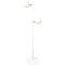 LEDlux Blakely LED Dimmable 2 Light Floor Lamp in White