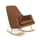 Evie Leather Rocking Chair Tan by Freedom