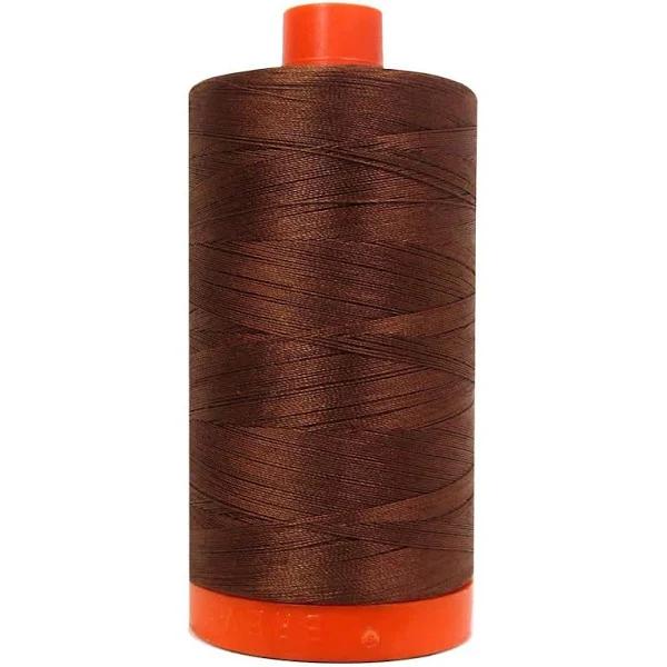 Aurifil 50wt Cotton Copper Brown Thread