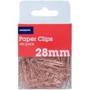 J.Burrows 50mm Paper Clips Silver 70 Pack