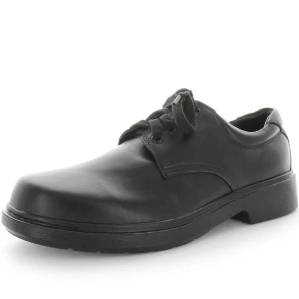 Wilde School Jenkin Premium Leather Lace Up Lightweight Boy School Shoes - 42 - AfterPay & zipPay Available