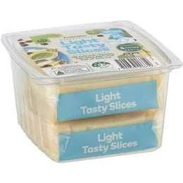 Woolworths Tasty Light Cheese Slices 500g