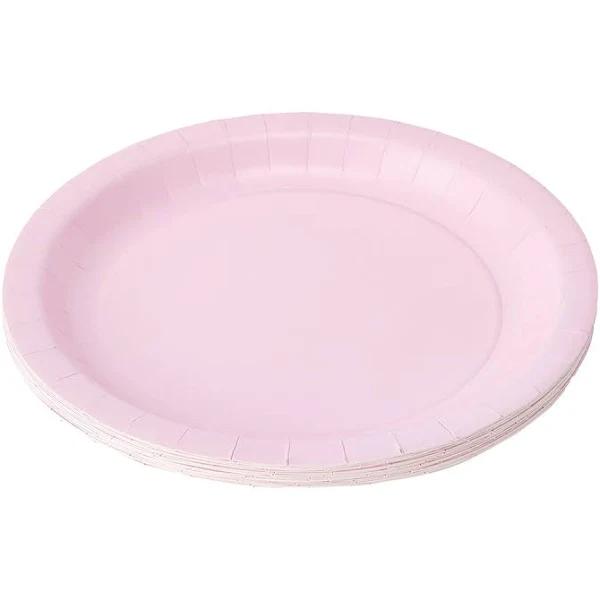 Kmart 16 Piece Pink Round Paper Plates