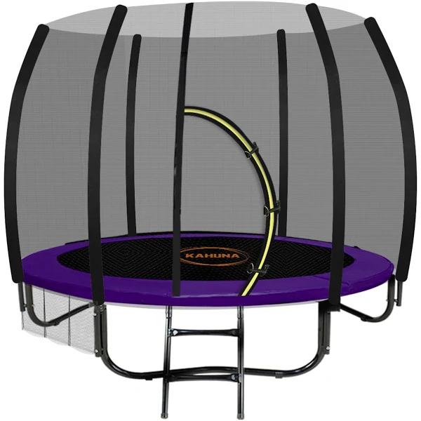 Kahuna Twister 8ft Springless Trampoline Purple Pad