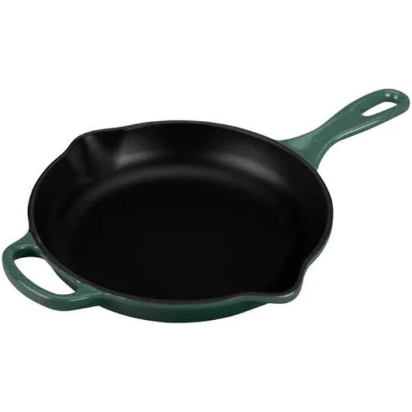 Le Creuset Signature Handle 9 Inch Enamel Cast Iron Skillet Artichaut