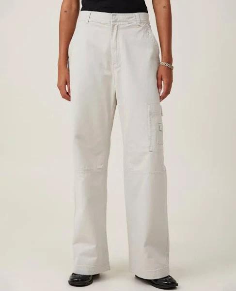 Cotton On - Women's Grey Pants - Darcy Cargo Pants - Size 14 at The Iconic