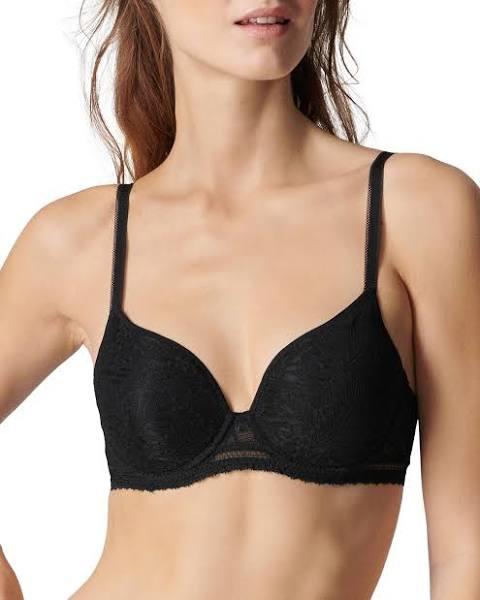 Comete 3D Plunge Contour Bra - Black, 12 / B - Simone Pérèle Australia