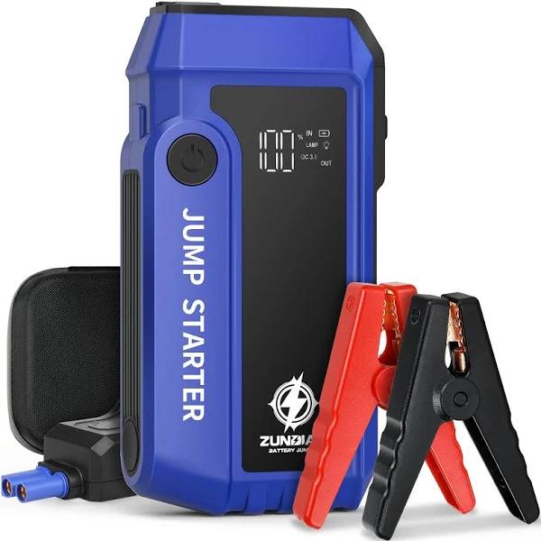 3000A Car Battery Jump Starter Power Bank, 12V Portable Car Jump Starter with USB Quick Charge 3.0, Battery Charger Power Bank Up to 8.0L Gas & 6.0L