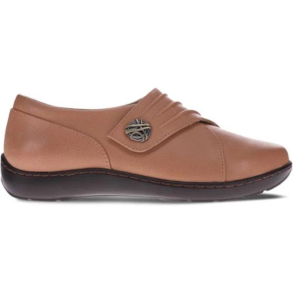 Scholl Orthaheel Wordy Loafer Womens Supportive Leather Comfort Shoes