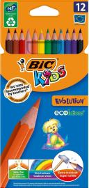 Bic Kids Evolution Colouring Pencils 12 Pack