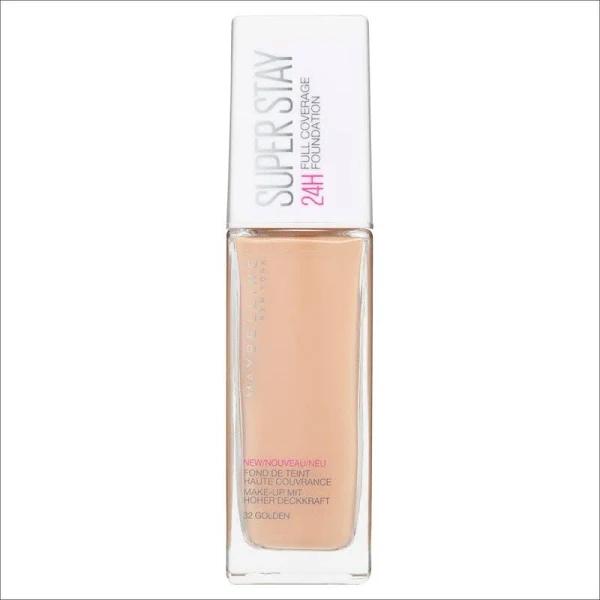 Maybelline Superstay 24hr Full Coverage Foundation 32 Golden 30ml