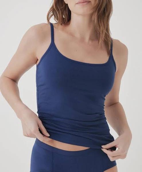 Women's Organic Everyday Shelf Bra Camisole in Ink Blue | Size 3XL | Fair Trade by P A C T