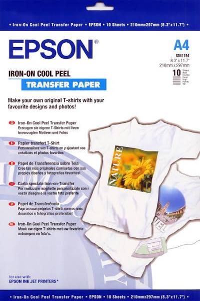 Epson Iron-on Transfer Paper A4 10 Sheets