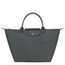 Handbag M Le Pliage Green Cognac Longchamp