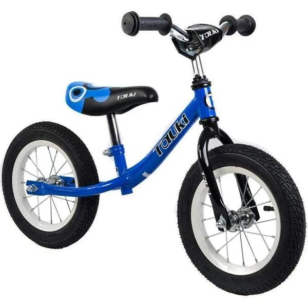 Kid Balance Bike No Pedal Push Bicycle 12 Inch - Blue