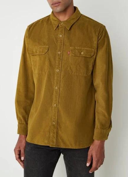 Levi's Jackson Worker Shirt in Olive Green