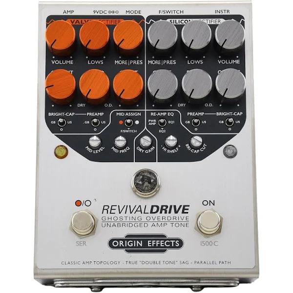 Origin Effects RevivalDrive Custom Ghosting Overdrive with Secondary EQ Controls