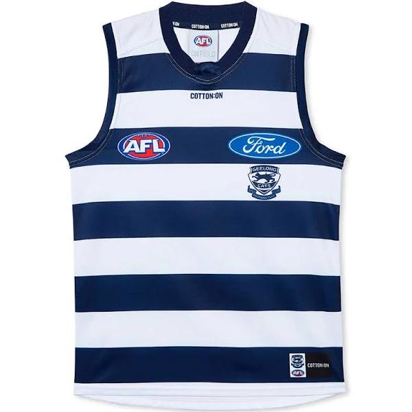 Geelong Cats 2022 Authentic Mens Home Guernsey Geelong Cats / 4XL