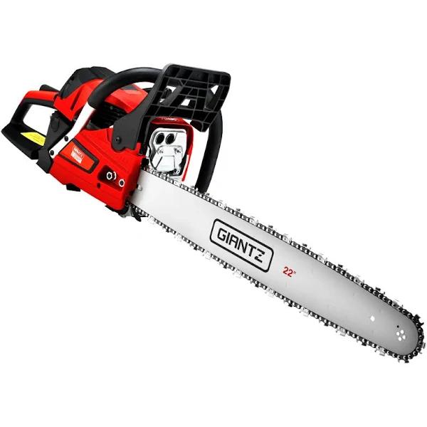 Giantz Chainsaw 58cc Petrol Commercial Pruning Chain Saw E-Start 22' Bar Top