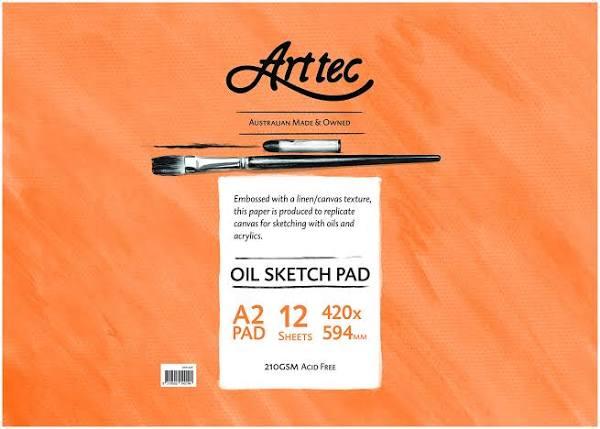 Arttec Oil Sketch Pad 240gsm A2