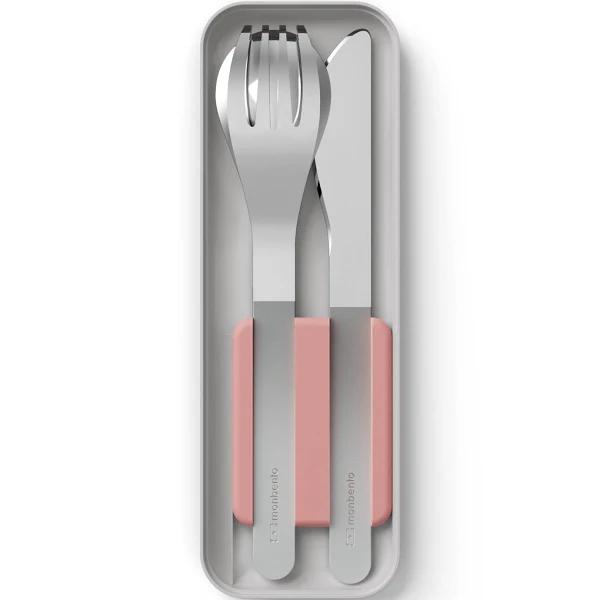 Monbento MB Slim Box Cutlery Set Flamingo