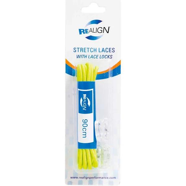 Realign | 90cm Stretch Shoe Laces (Fluro Yellow)