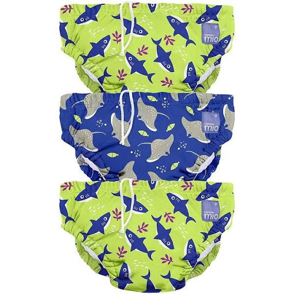 Bambino Mio Swim Diaper - 3 Pack, Neon / Extra Large (2+ Years)