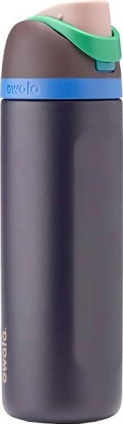 Owala FreeSip Stainless Steel Water Bottle 24oz, Night Safari