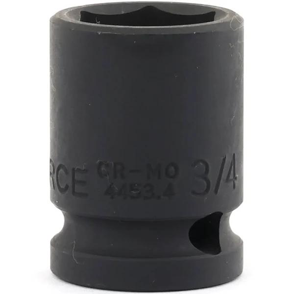 Force 3/4" x 1/2" Drive Imperial 6 Point Impact Socket - 4453.4