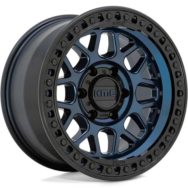 KMC KM54979050900 - KM549 GRS 17x9 Midnight Blue with Gloss Black Lip