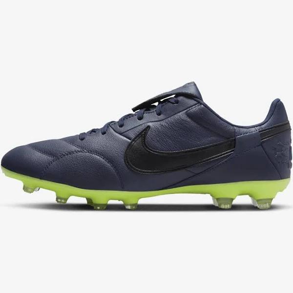 Nike Premier 3 Firm Ground Football Boots - Blackened BLUE/BLACK-VOLT - 7.5 | INTERSPORT