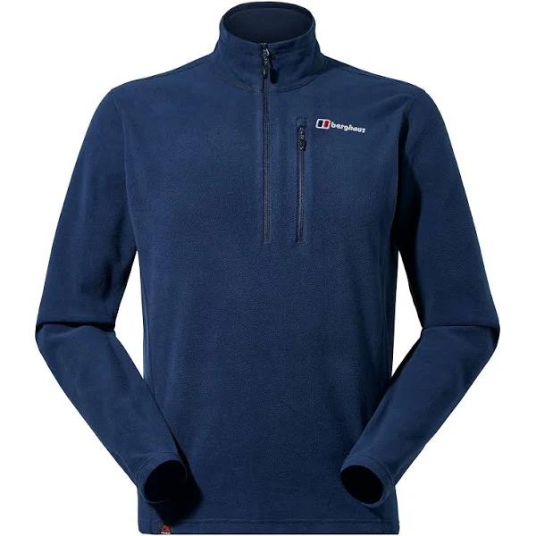 Mens Berghaus Prism Micro Half Zip Fleece - Blue