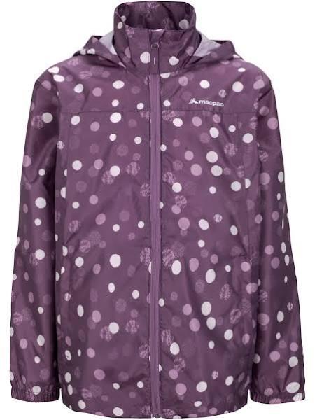 Macpac Pack-It Jacket | Colour: Black Plum Print/Black