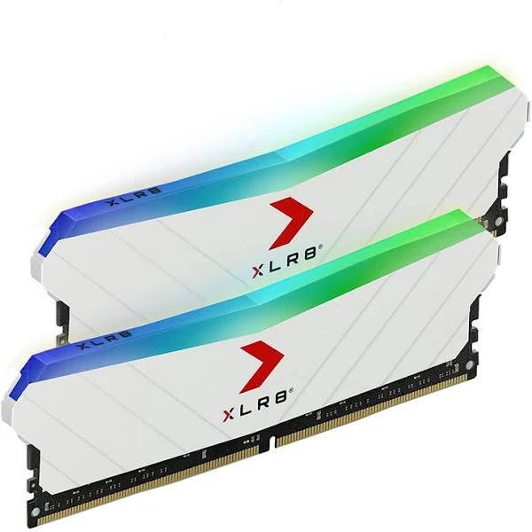 PNY Md16Gk2D4360016Xrgbw Desktop Memory XLR8 Gaming RGB DDR4 3600MHz - 16GB (2x8GB) - White