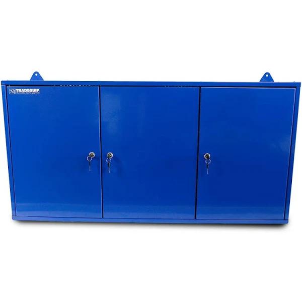 TradeQuip Steel Wall Mounted 3 Door Tool Cabinet - 1011T