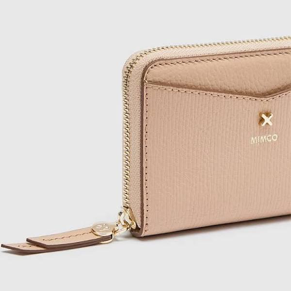 Mimco D-Vine Large Wallet in almond Beige