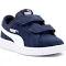 Puma Boy's Sneaker Peacoat & White Smash V2 SD V PS Sneaker Big Kid 3