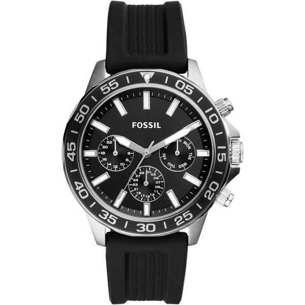 Fossil BQ2494 Bannon Multifunction Black Silicone Watch