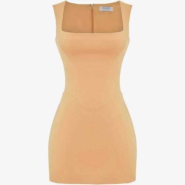 House of CB Enya Corset Mini Dress in Apricot M