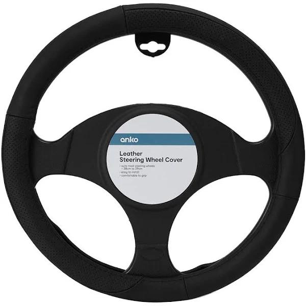 Performer Steering Wheel Cover in Genuine Leather